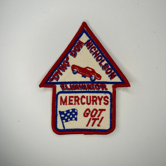 Original Dyno Don Nicholson Eliminator Mercurys Got It! Patch