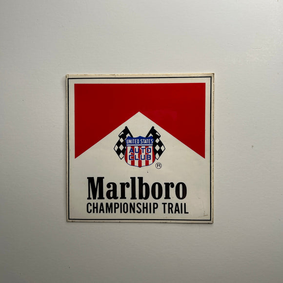 Original Marlboro Championship Trail Decal