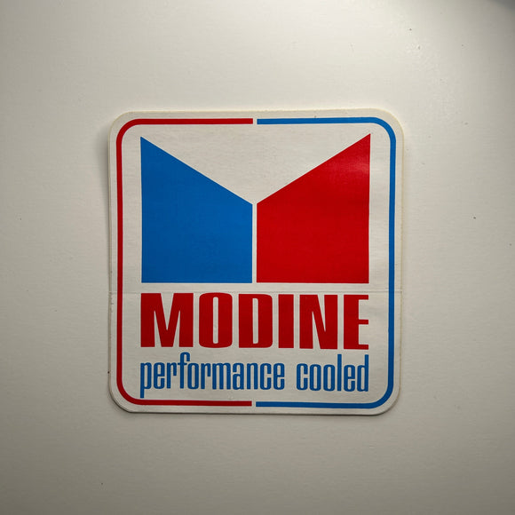 Original Modine Preformance Cooled Decal