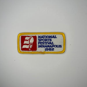 Original National Sports Festival Indianapolis 1982 Patch