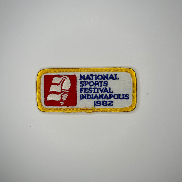 Original National Sports Festival Indianapolis 1982 Patch