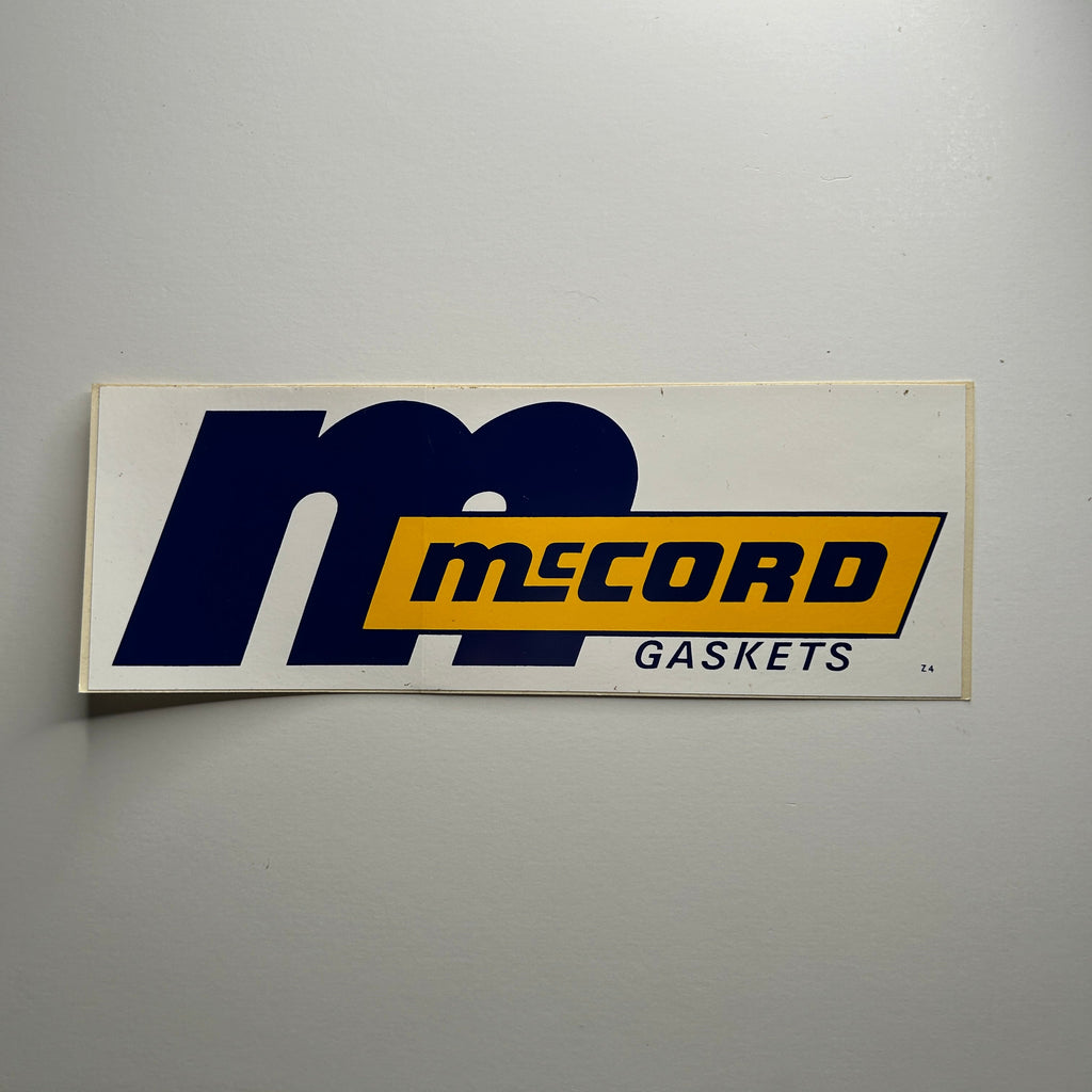 Original McCord Gaskets Decal