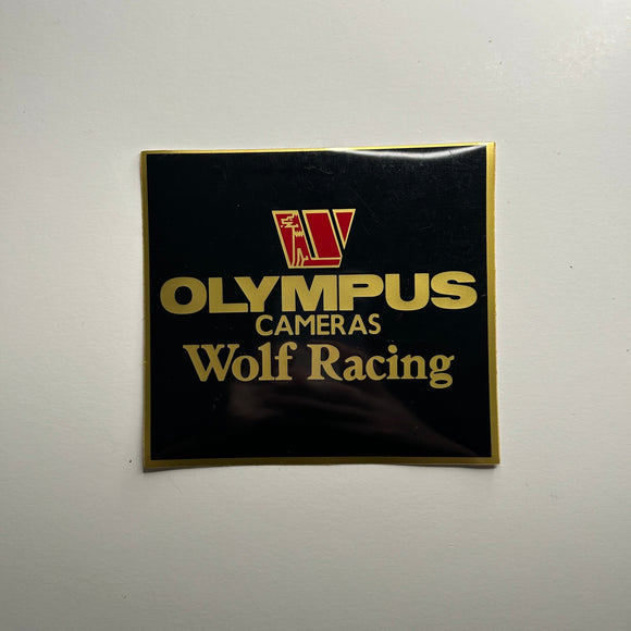 Original Olympus Cameras Wolf Racing Decal