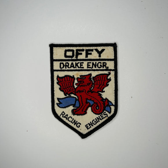 Original Offy Drake Enginering Racing Engines Patch