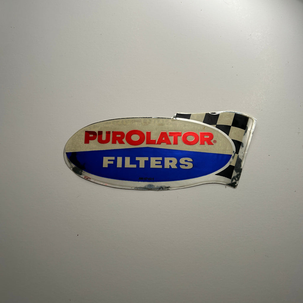 Original Purolator Filters Metallic Decal