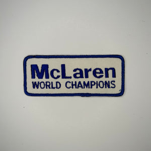 Original McClaren World Champions Patch