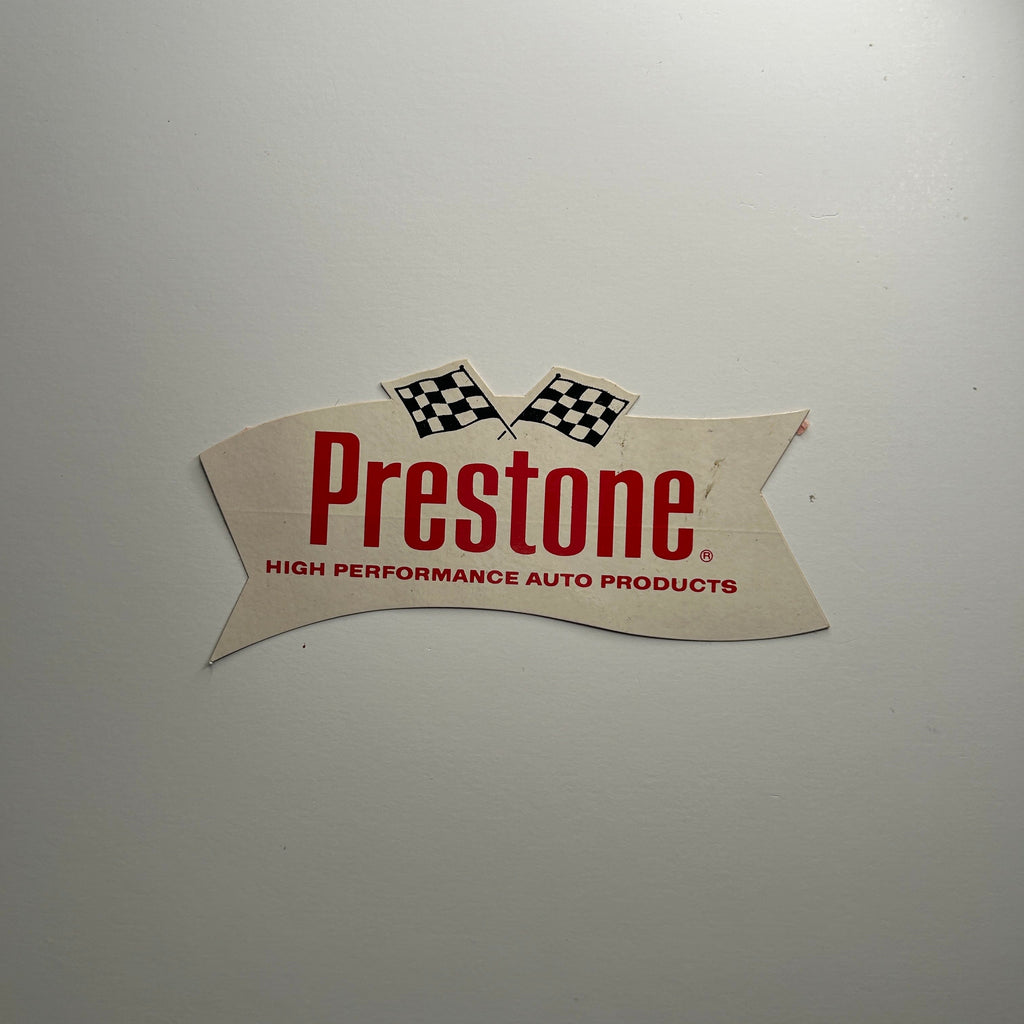 Original Prestone High Performance Auto Products Decal