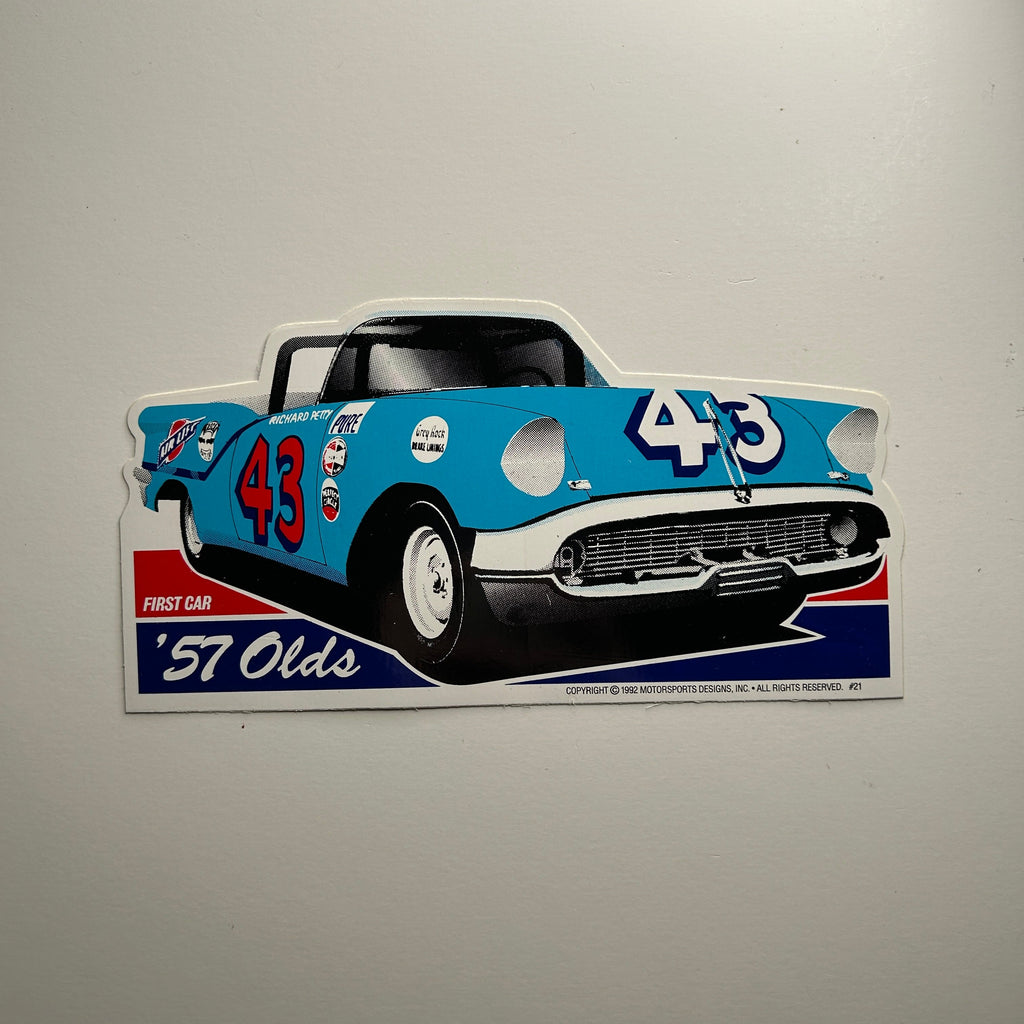 Original 43 First Car '57 Olds Decal