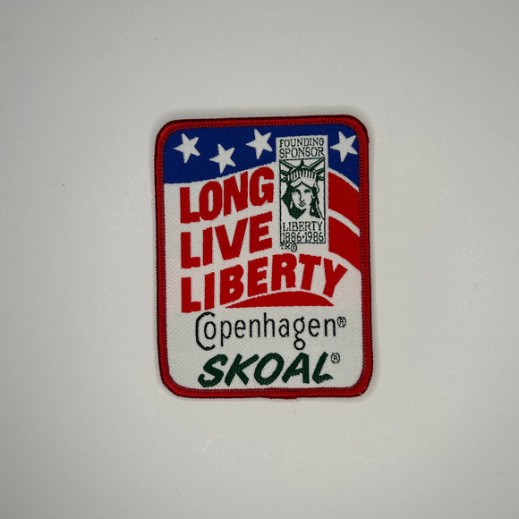 Original Long Live Liberty Copenhagen Skoal Patch