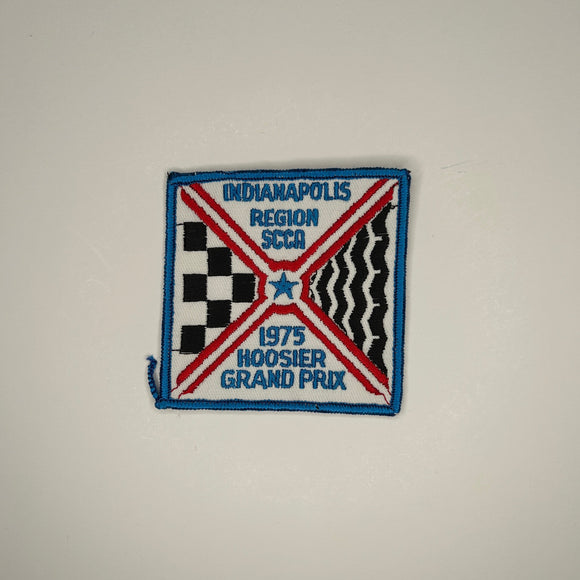 Original Indianapolis Region SCCA 1975 Hoosier Grand Prix Patch