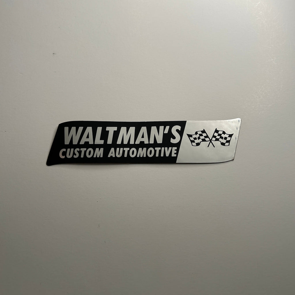 Original Waltman's Custom Automotive Decal