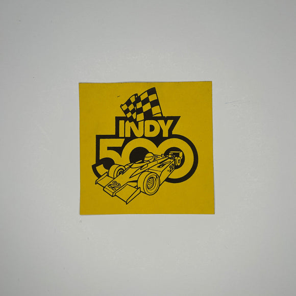 Original Indy 500 Decal