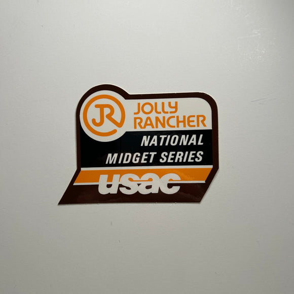 Original Jolly Rancher National USAC Midget Series Decal