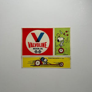 Original Valvoline Snoopy Decals