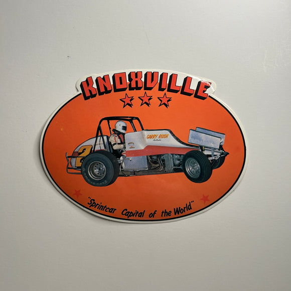 Original Knoxville Sprintcar Capital of the World Decal