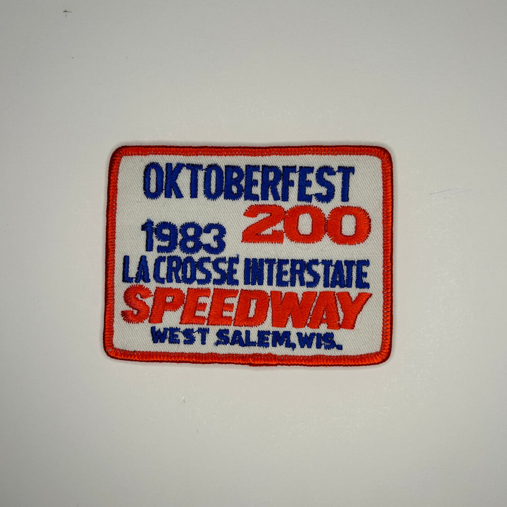 Original Oktoberfest 200 1983 LA Crosse Interstate Speedway Patch