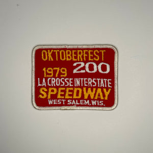 Original Oktoberfest 200 1979 LA Crosse Interstate Speedway Patch