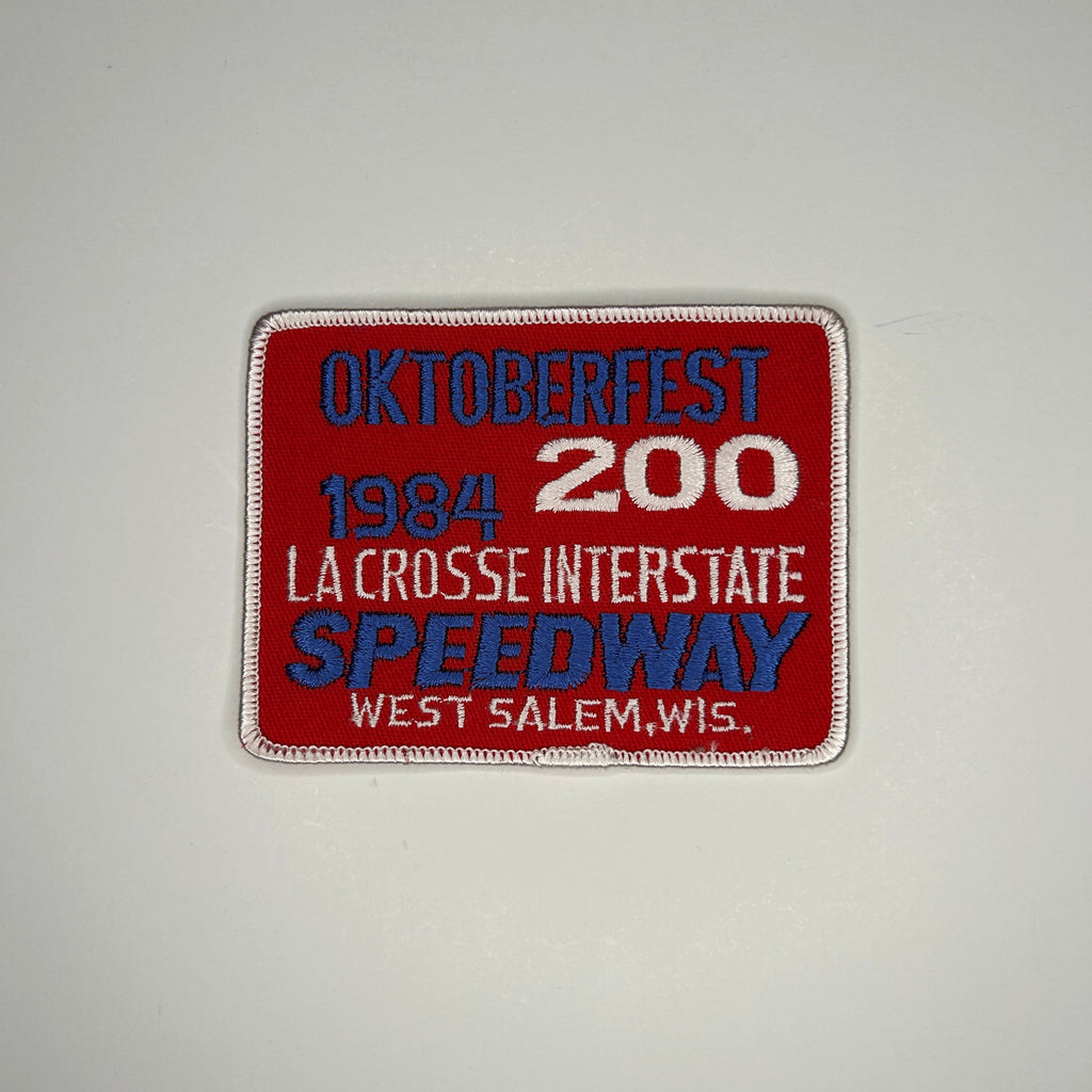 Original Oktoberfest 200 1984 LA Crosse Interstate Speedway Patch