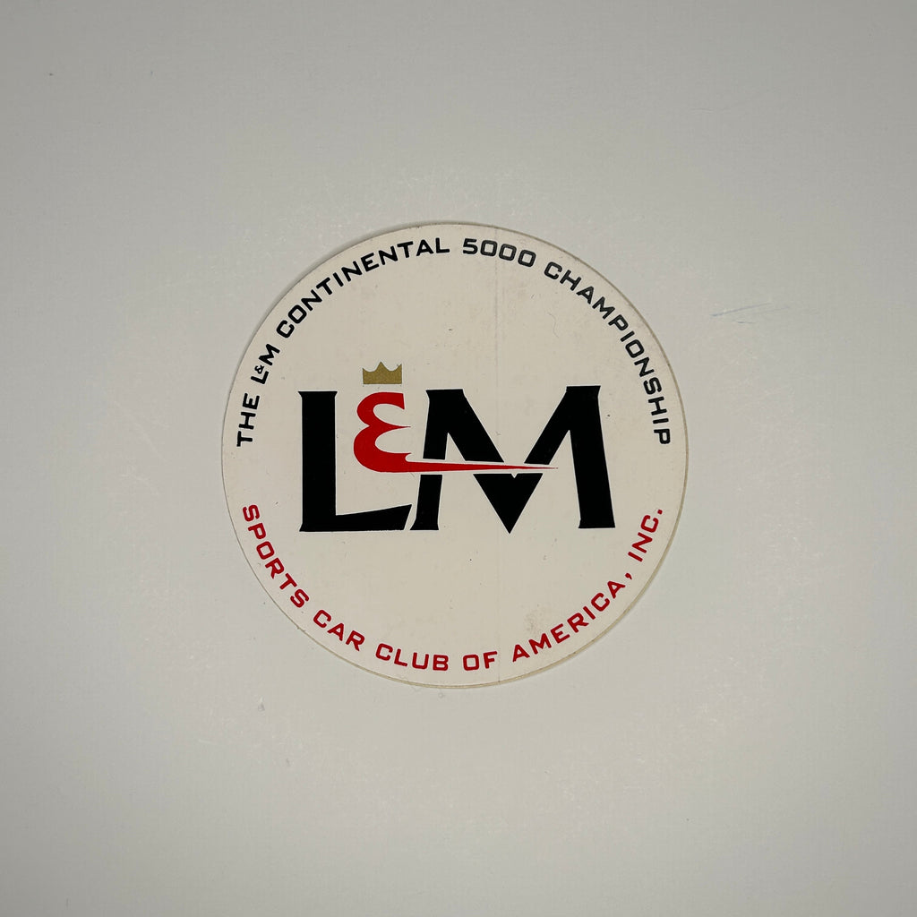 Original L&M Continental 5000 Championship Decal
