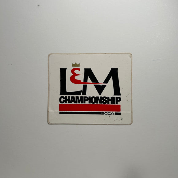 Original L&M Championship Decal