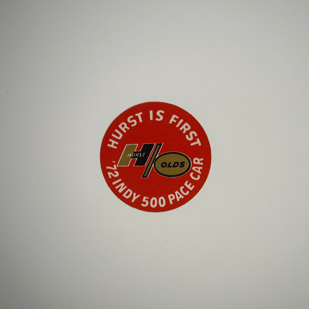 Original Hurst is First 1972 Indy 500 Pace Car Decal