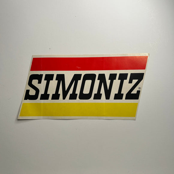 Original Simoniz Decal