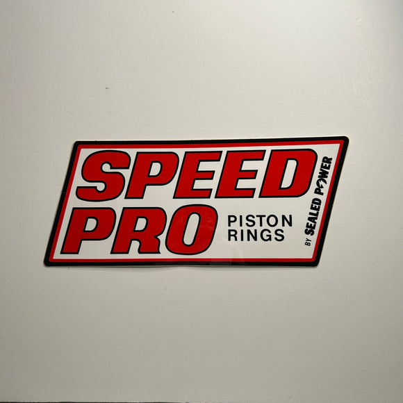 Original Speed Pro Piston Rings Decal