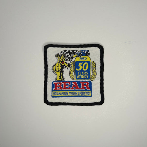 Original Bear Alignment 50 Years at Indy 1980 Patch