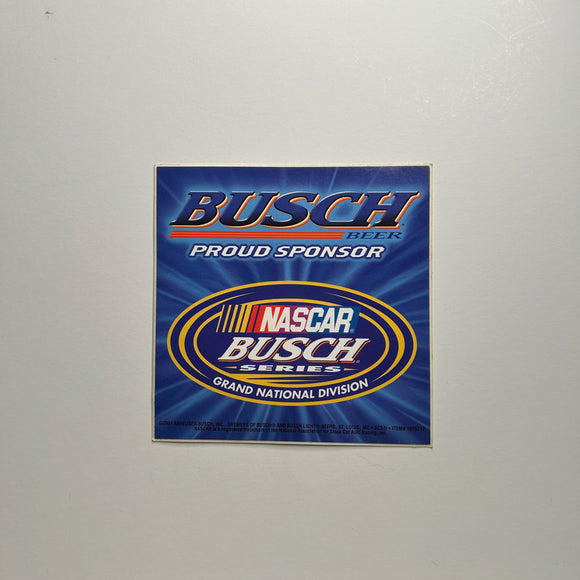 Original NASCAR Busch Series Decal