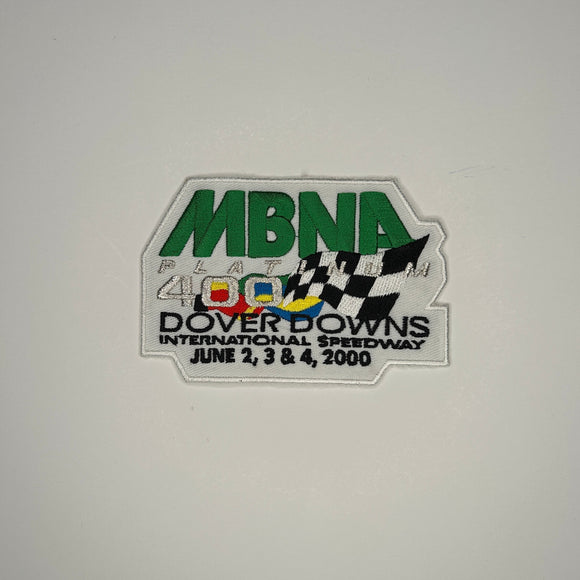 Original MBNA Platinum 400 Dover Downs International Speedway 2000 Patch