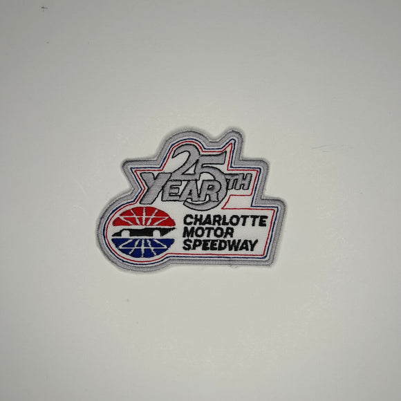 Original Charlotte Motor Speedway 25th Anniversary Patch