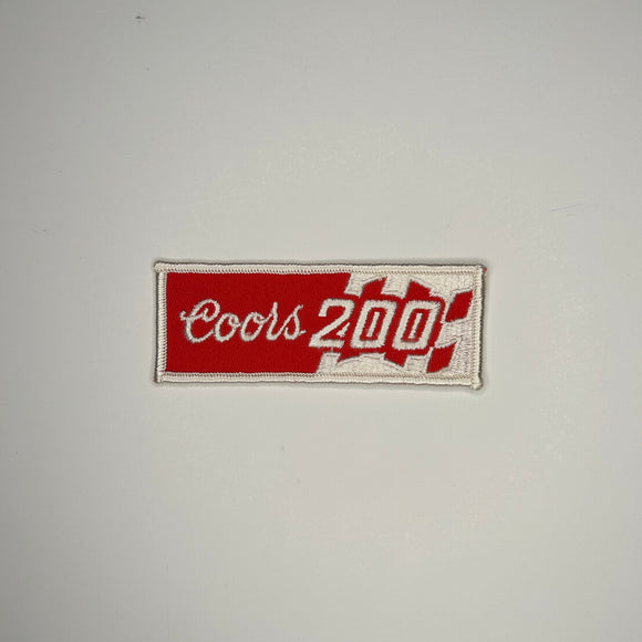 Original Coors 200 Patch