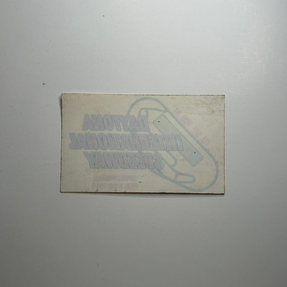 Original Daytona 1967 Speedweeks Reversed Decal