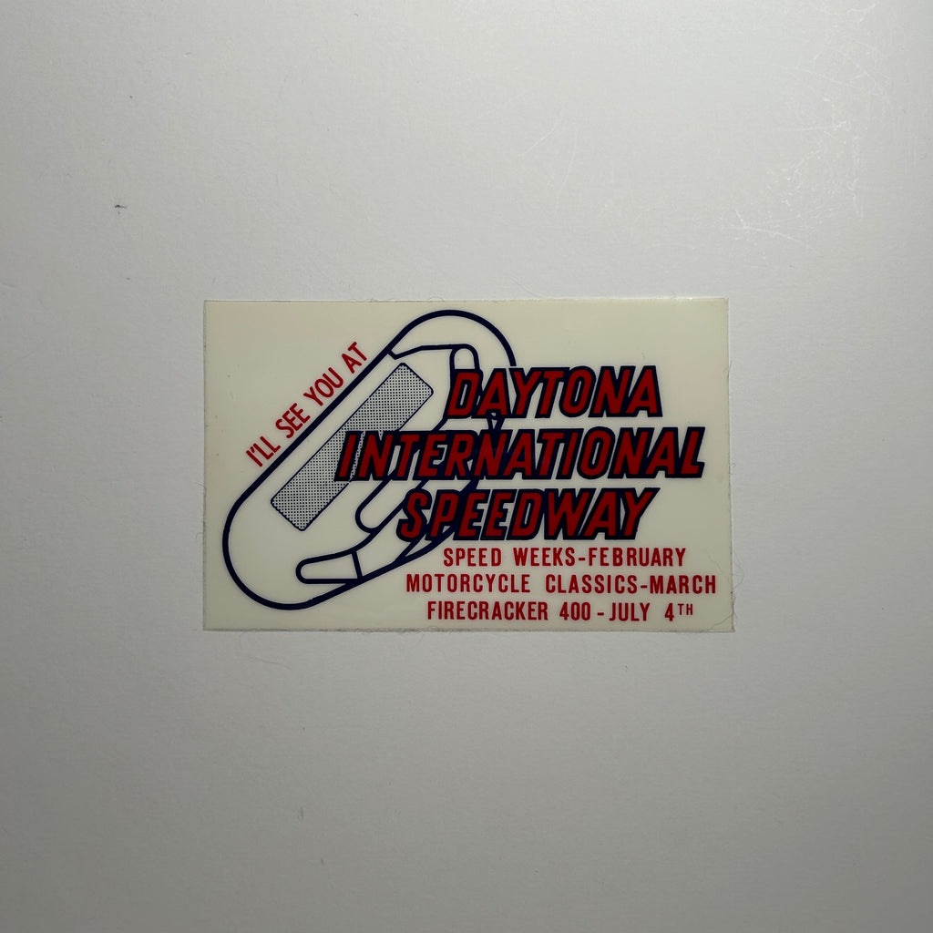 Original Daytona International Speedway Firecracker 400 Decal