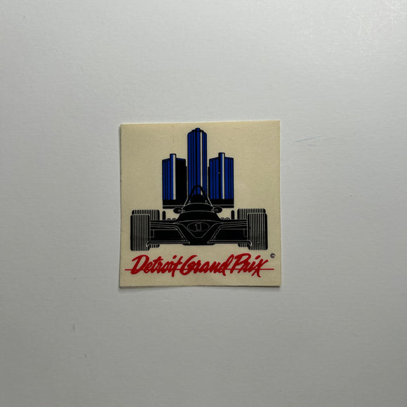 Original Detroit Grand Prix Decal