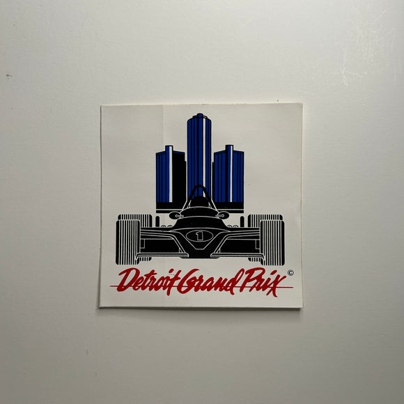 Original Detroit Grand Prix Decal