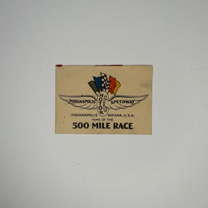 Original Indianapolis Motor Speedway 500 Mile Race Print