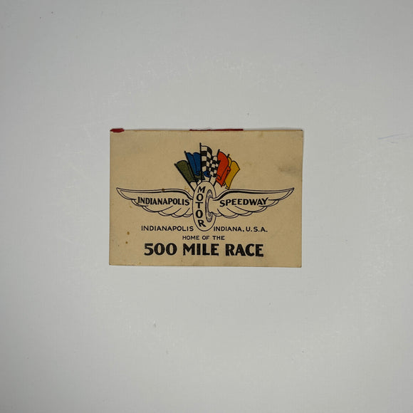 Original Indianapolis Motor Speedway 500 Mile Race Print