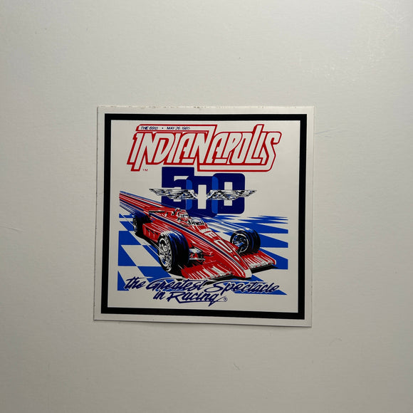 Original Indianapolis 500 May 26th, 1985 Decal