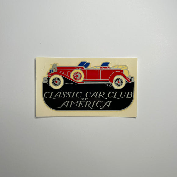 Original Classic Car Club America Waterslide Decal