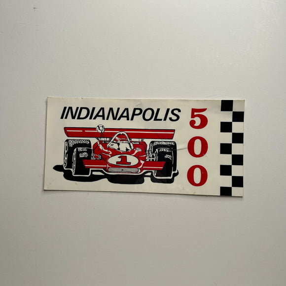 Original Indianapolis 500 Decal