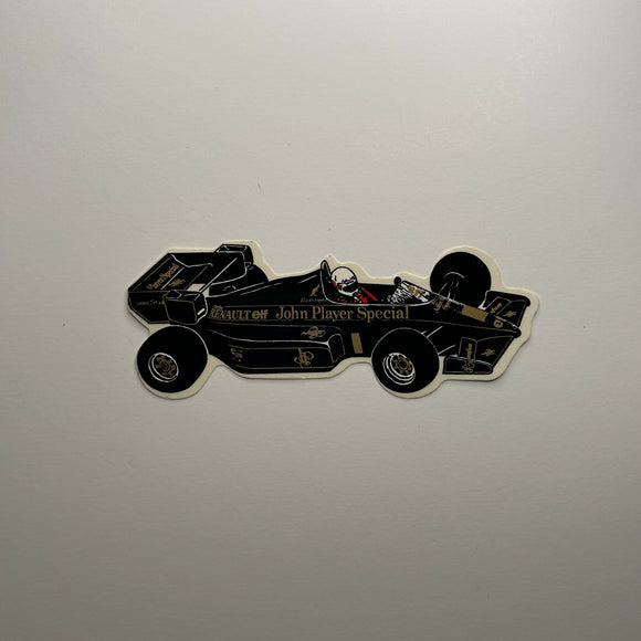 Original Elio de Angelis John Player Special Car Decal