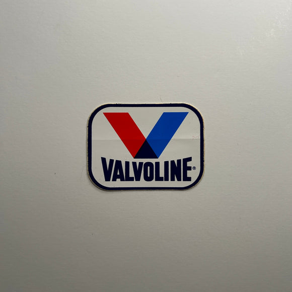 Original Valvoline Decal Rectangle