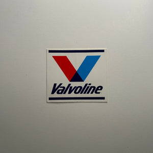 Original Valvoline Decal Rectangle