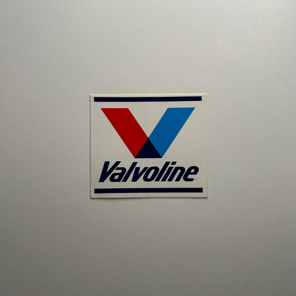 Original Valvoline Decal Rectangle