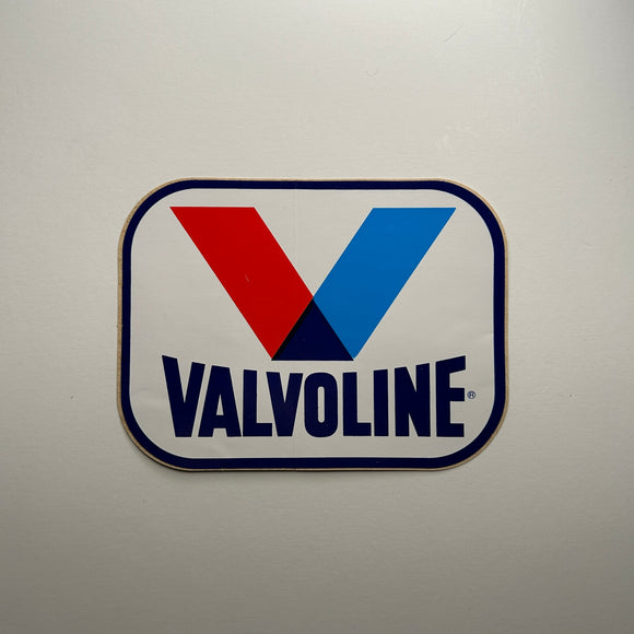 Original Valvoline Decal Rectangle