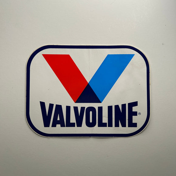 Original Valvoline Decal Rectangle