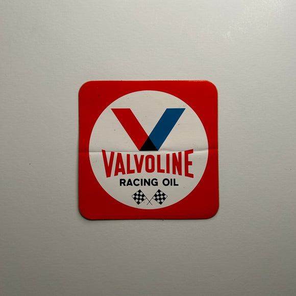 Original Valvoline Racing Oil Decal Square