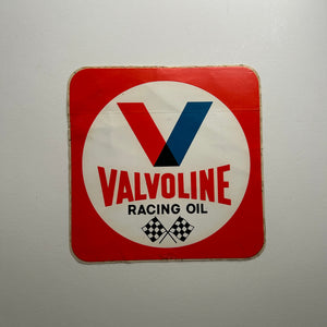 Original Valvoline Racing Oil Decal Square