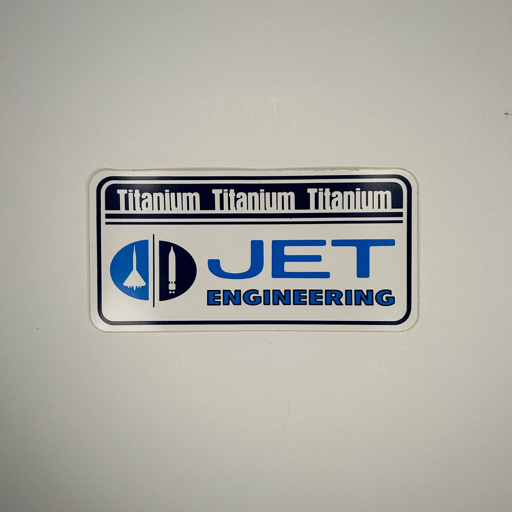 Original Jet Engineering Titanium Decal